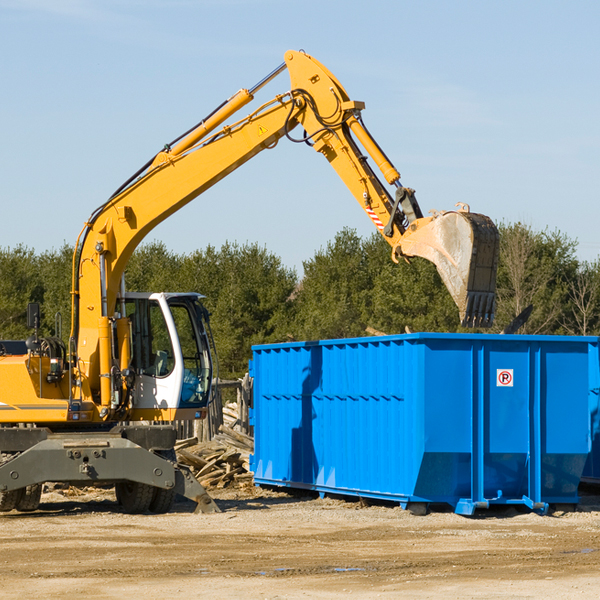 are there any restrictions on where a residential dumpster can be placed in Eastlake